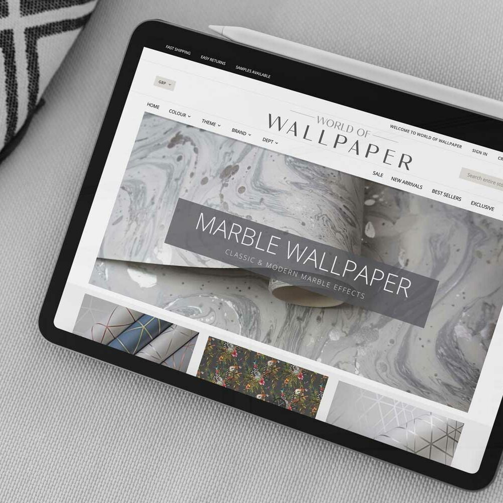 World Of Wallpaper - Ecommerce Website Design Marlow