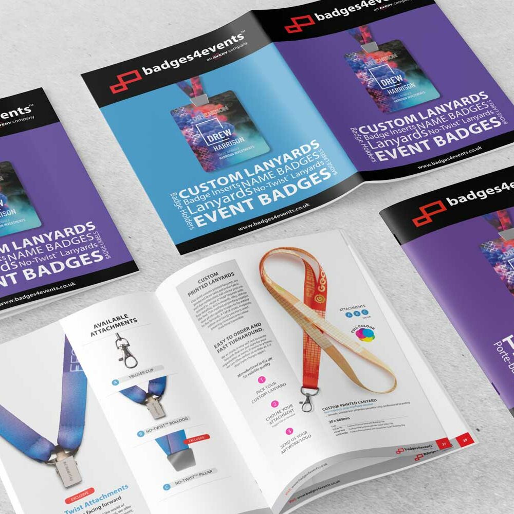 Badges4events - Product Catalogue Design