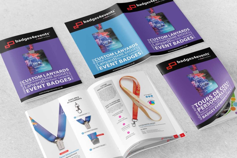 Badges4events - Product Catalogue Design