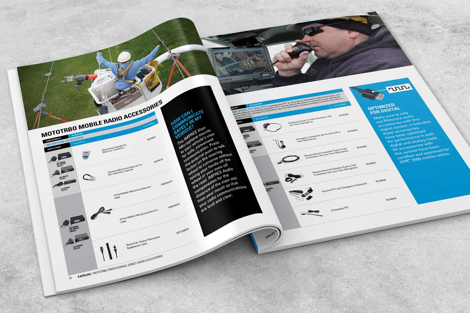 Motorola Solutions Product Catalogue Design InDzine